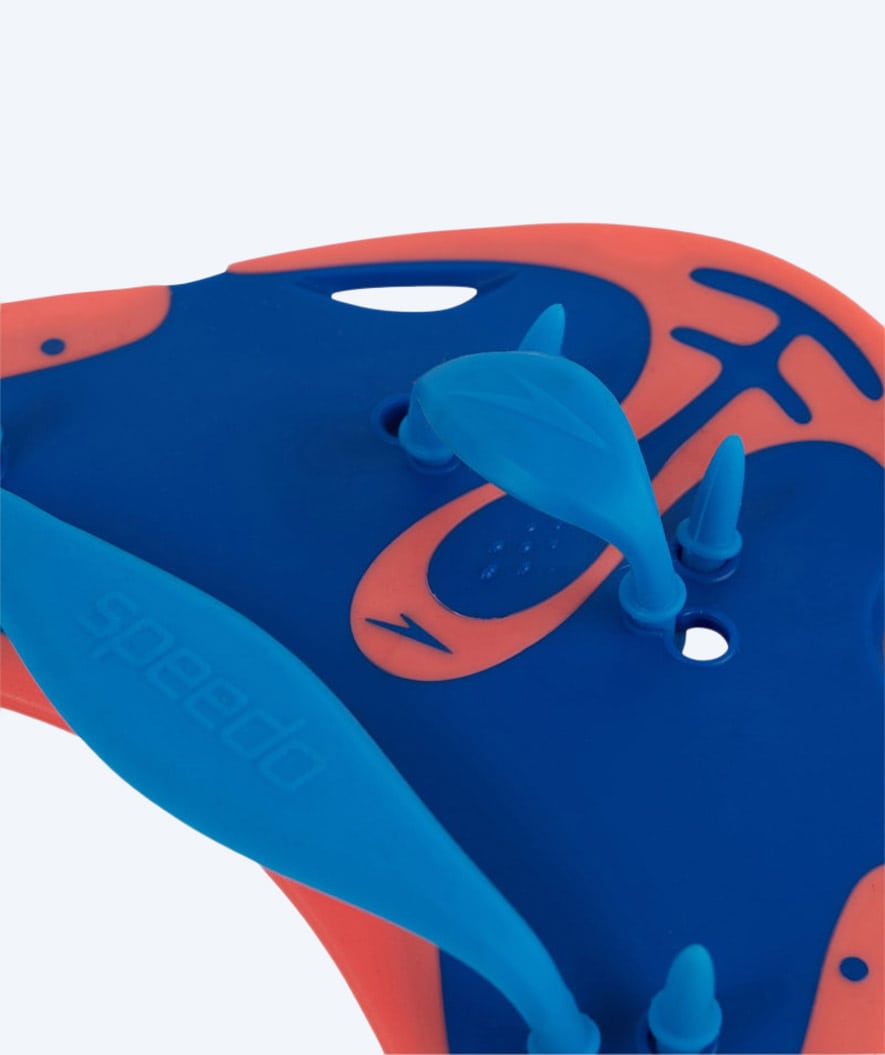 Speedo handpaddlar - Biofuse - Blå/orange