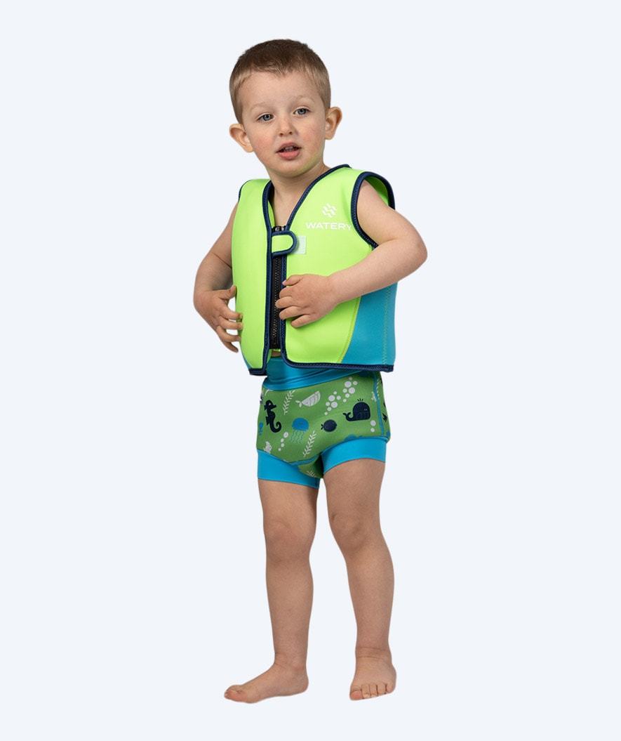 Watery simväst för barn (2-8) - Basic - Grön