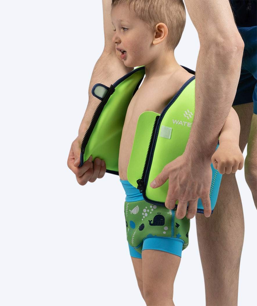 Watery simväst för barn (2-8) - Basic - Grön