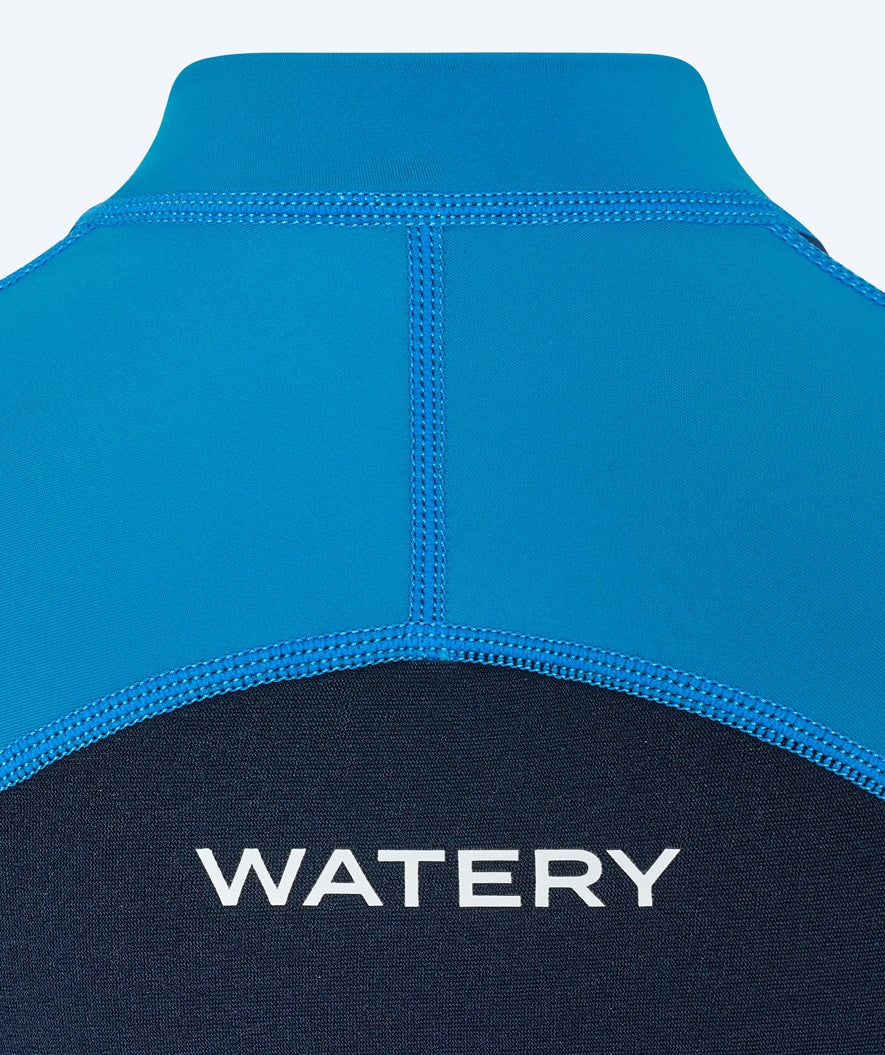 Watery våtdräkt för barn - Calypso Full-Body - Blå/marinblå