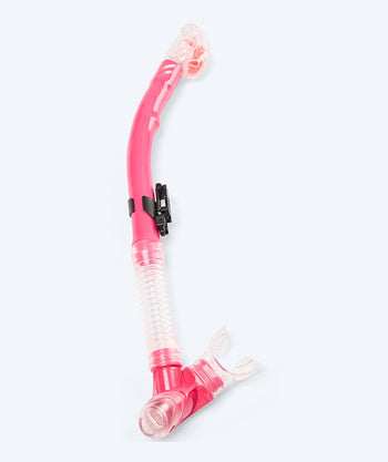 Watery full-dry snorkel för vuxna - Hudson - Röd/rosa