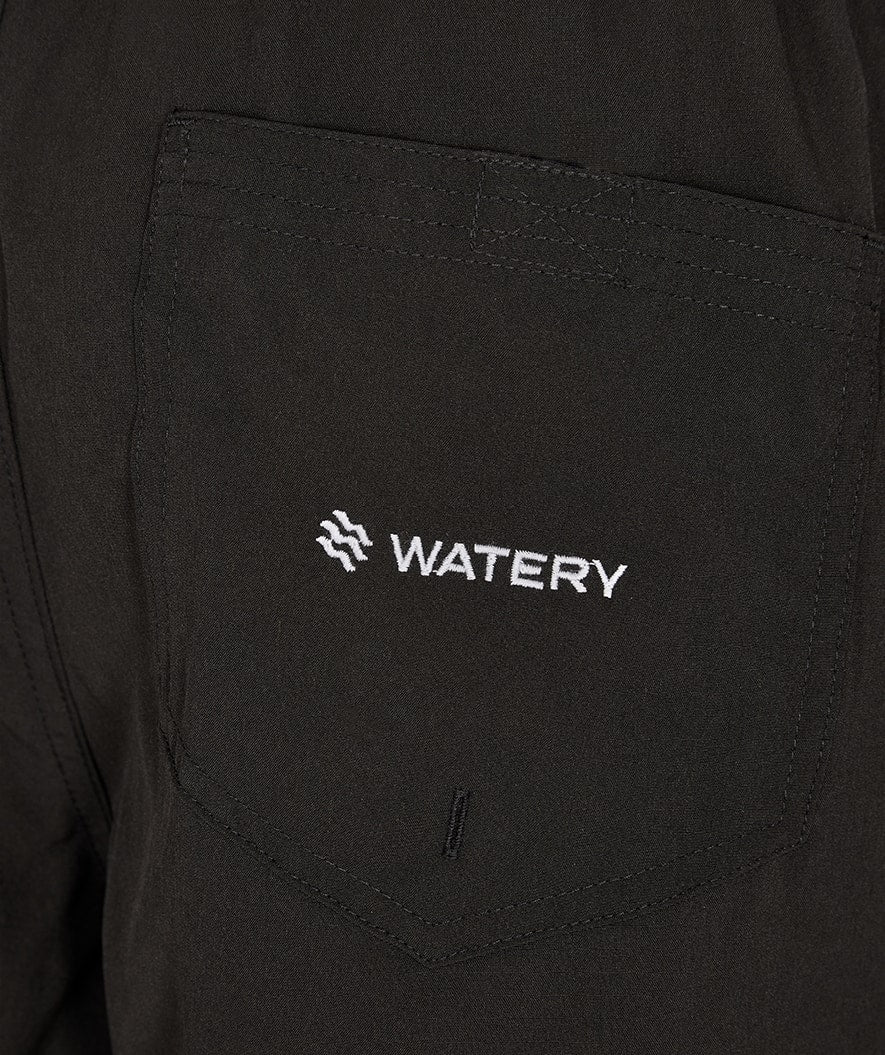 Watery badshorts för herr - Signature Eco Swim - Svart