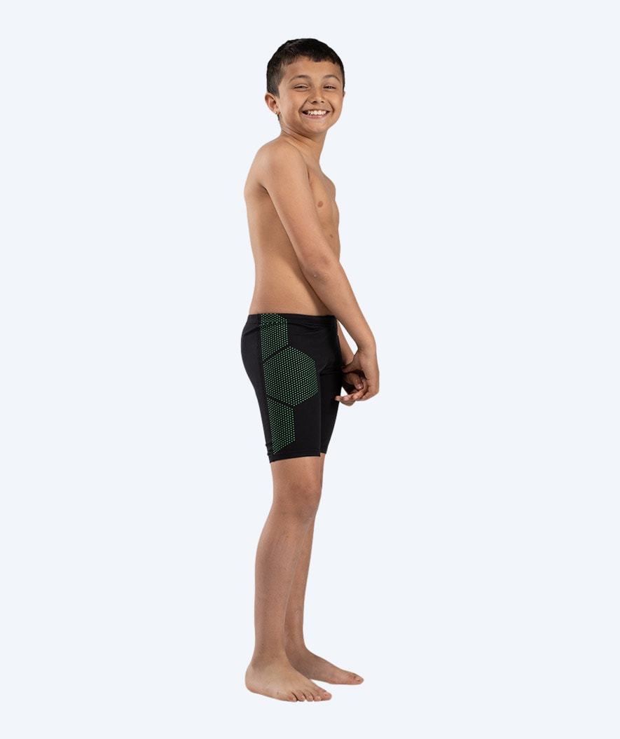 Watery långa badbyxor för pojkar - Surfy Eco - Green Corner