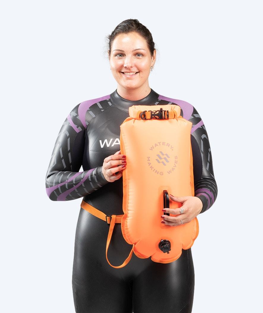 Watery simboj - Swim Buoy & Dry Bag 28L - Orange