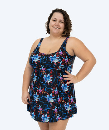 Watery baddräkt med kjol för dam - Laguna - Arvin Blue