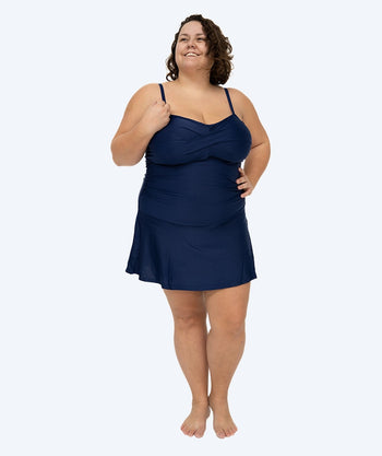 Watery baddräkt med kjol för dam - Lana - Mörkblå