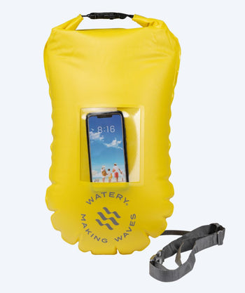 Watery simväska för simning - Window PVC 28L - Gul