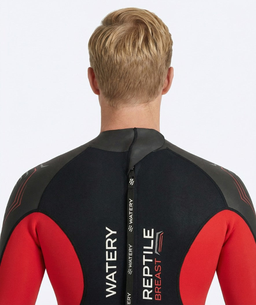 Watery våtdräkt för herr - Reptile Breast - Orange