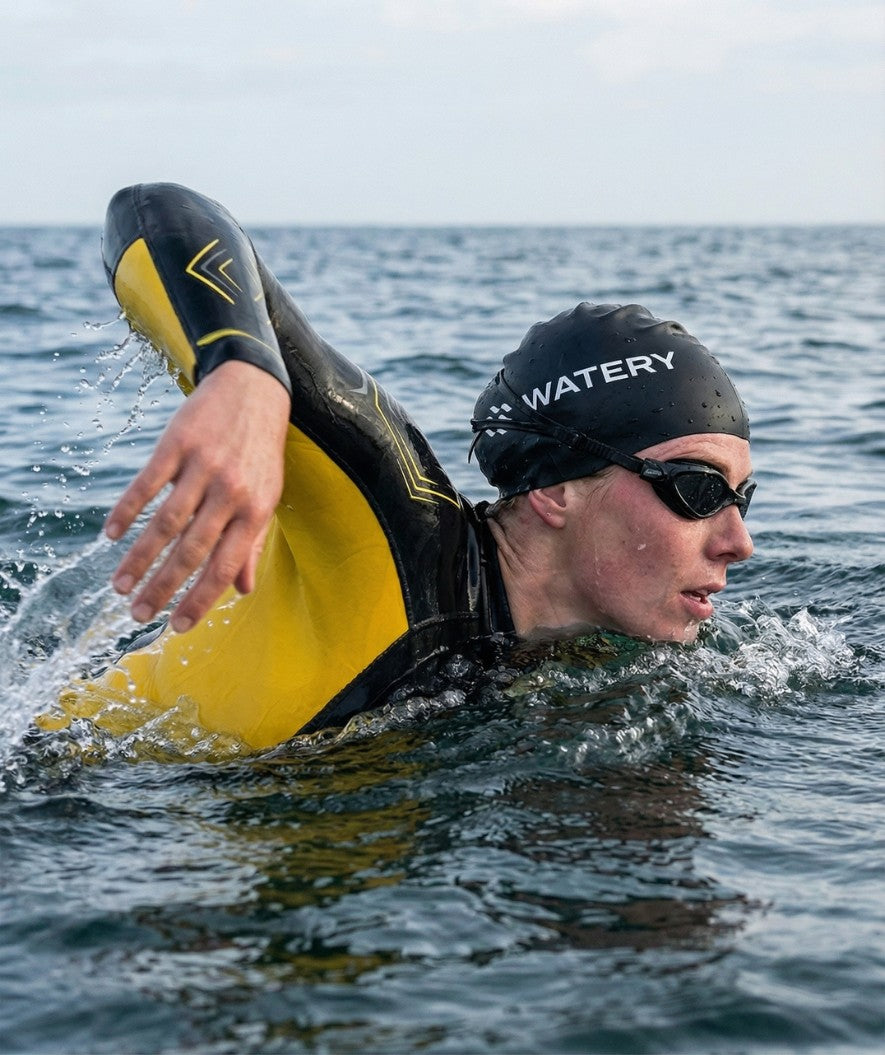 Watery våtdräkt för dam - Reptile Breast - Gul
