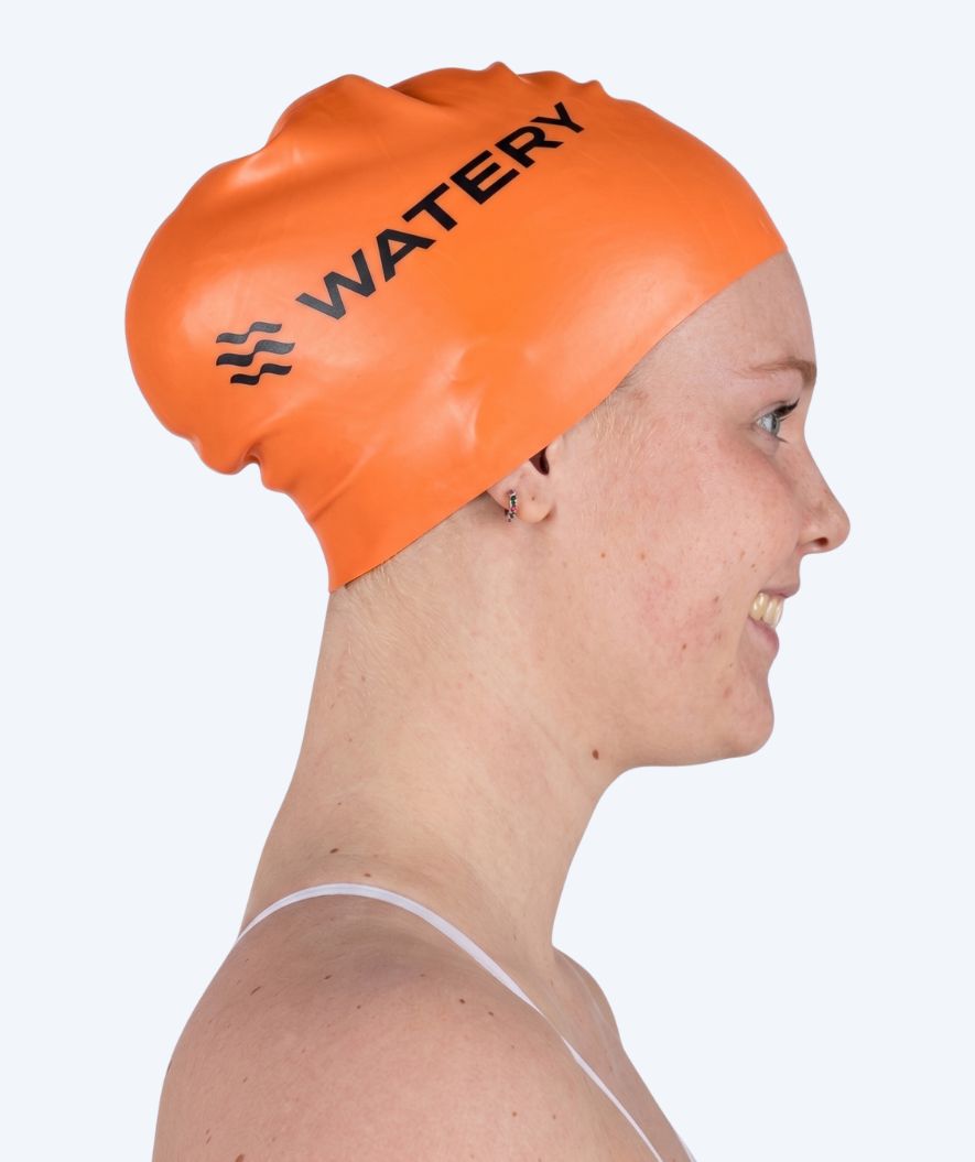 Watery badmössa för långt hår - Signature - Orange