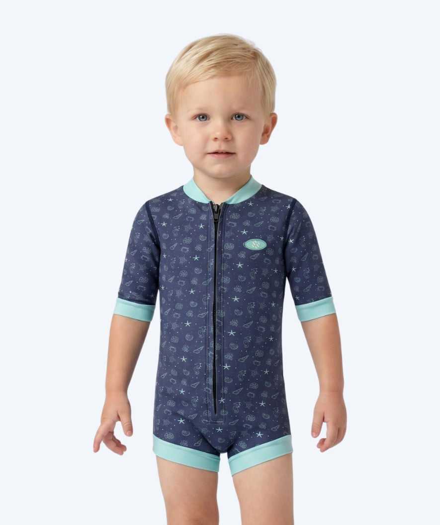 Watery våtdräkt för barn - Baia Full-Body - Atlantic Turquoise