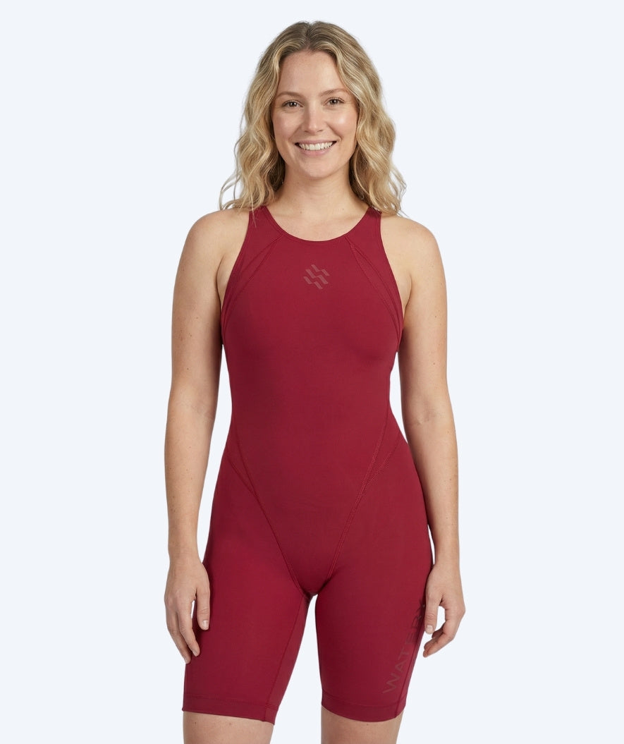 Watery tävlingsbaddräkt för dam - Rapidskin 2.0 - Röd