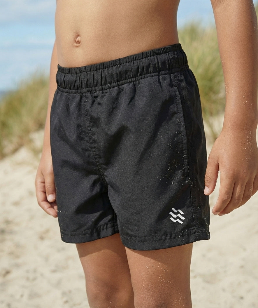 Watery badshorts för pojkar - Waverly - Svart