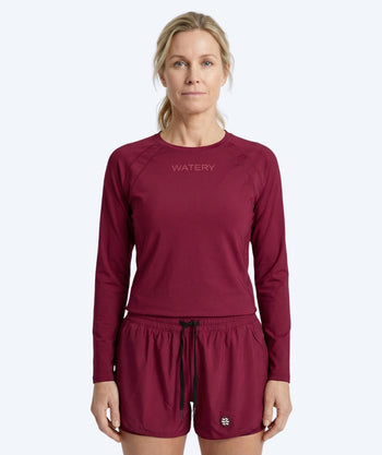 Watery badshorts för dam - Remington - Mörkröd