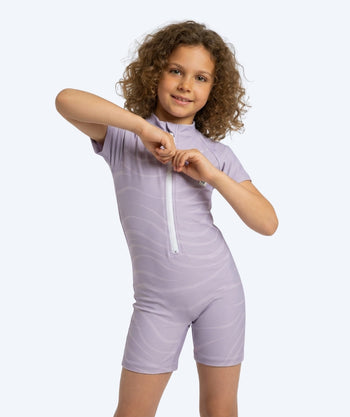 Watery UV-dräkt för barn - Fjord Kortärmad Rashguard - Lila