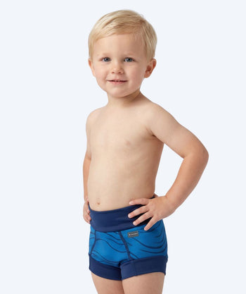 Watery blöjbadbyxor för barn - Neoprene Swim Nappy - Fjord Blue