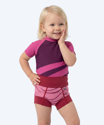 Watery blöjbadbyxor för barn - Neoprene Swim Nappy - Fjord Red