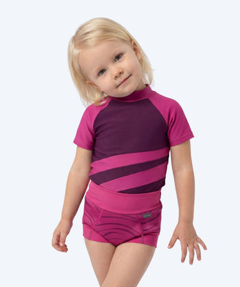 Watery blöjbadbyxor för barn - Neoprene Swim Nappy - Fjord Rosa