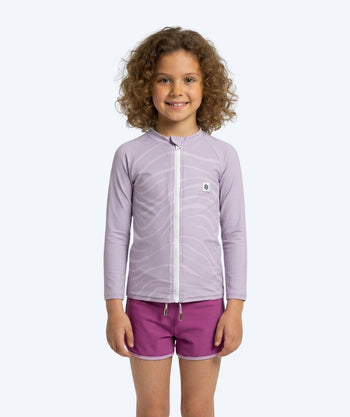 Watery UV-tröja för barn - Fjord Långärmad Rashguard - Lila