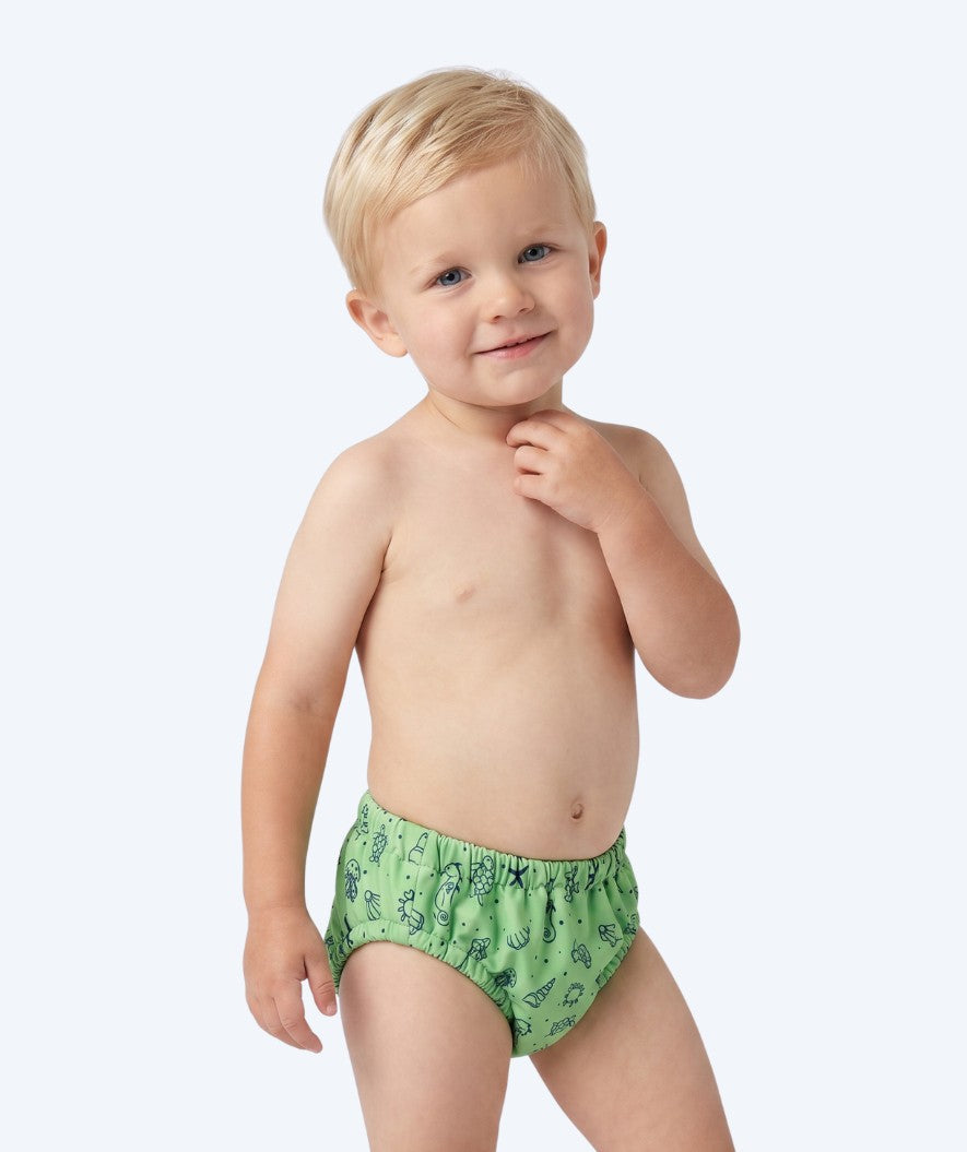 Watery blöjbadbyxor för barn - Foss Lining Nappy - Atlantic Green