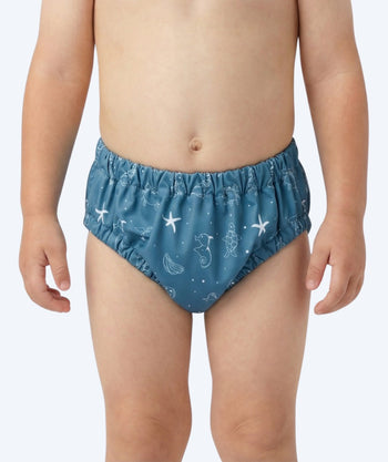 Watery blöjbadbyxor för barn - Foss Lining Nappy - Atlantic Blue