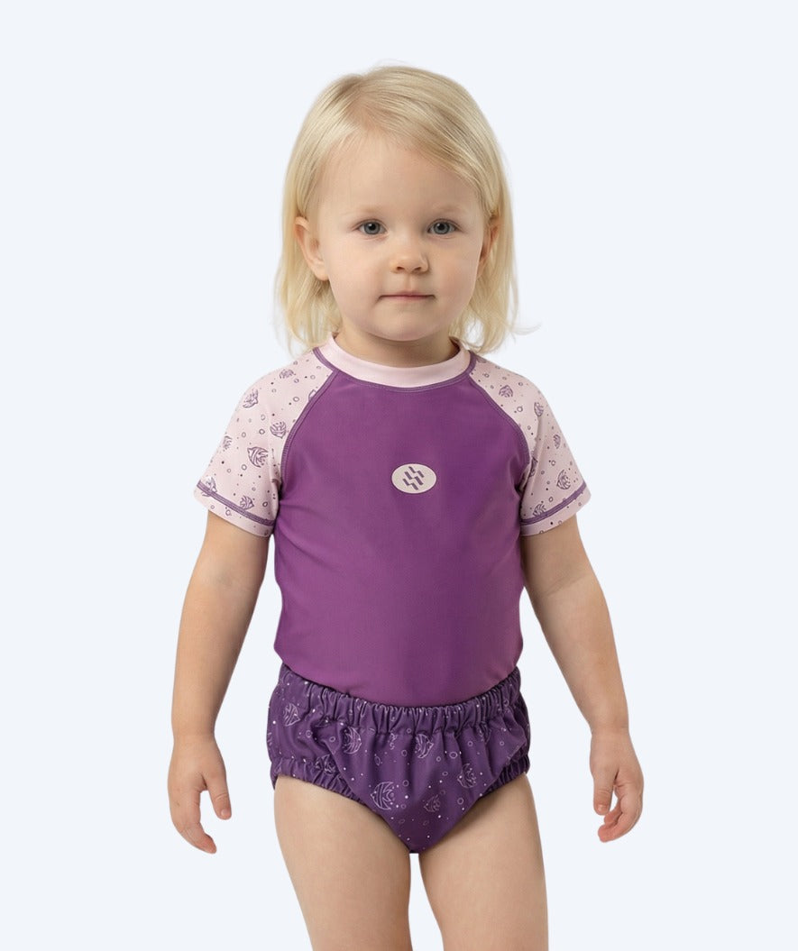 Watery blöjbadbyxor för barn - Foss Lining Nappy - Atlantic Purple