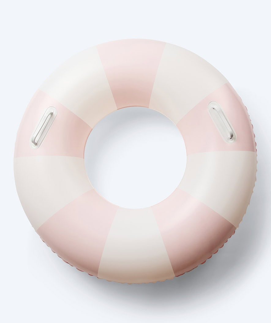 Watery badring - Cabana Stripe - Rosa/Vit