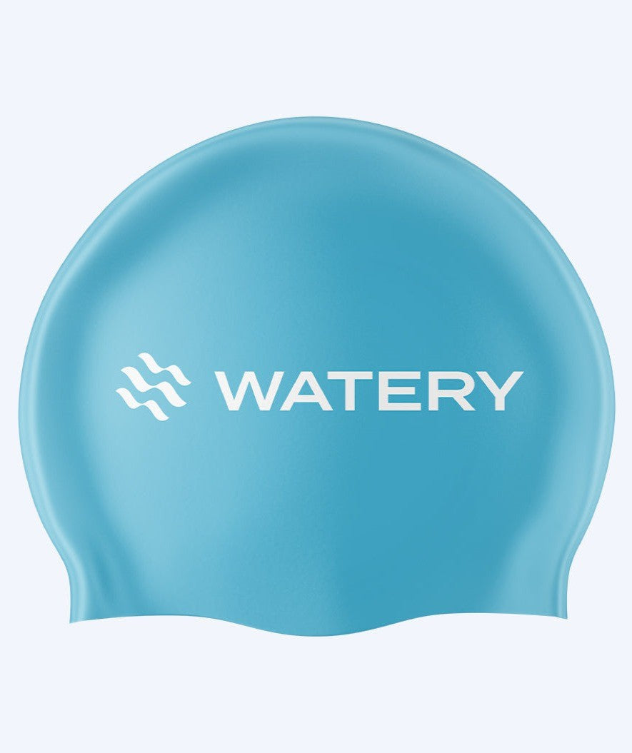 Watery badmössa (från 10 år) - Signature Latex - Ljusblå