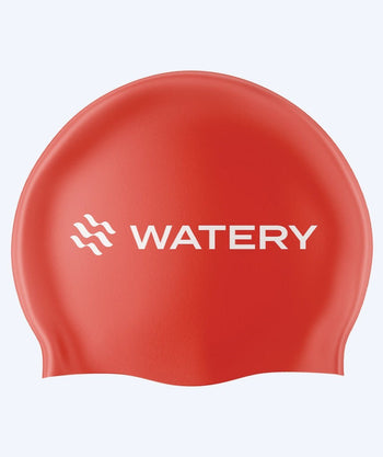 Watery badmössa (från 10 år) - Signature Latex - Röd