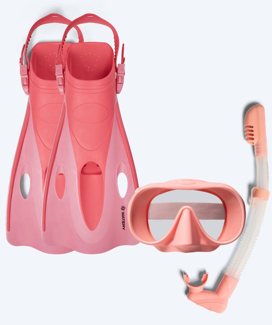 Watery snorkelset för vuxna (från 15 år) - Launch/Alton - Rosa