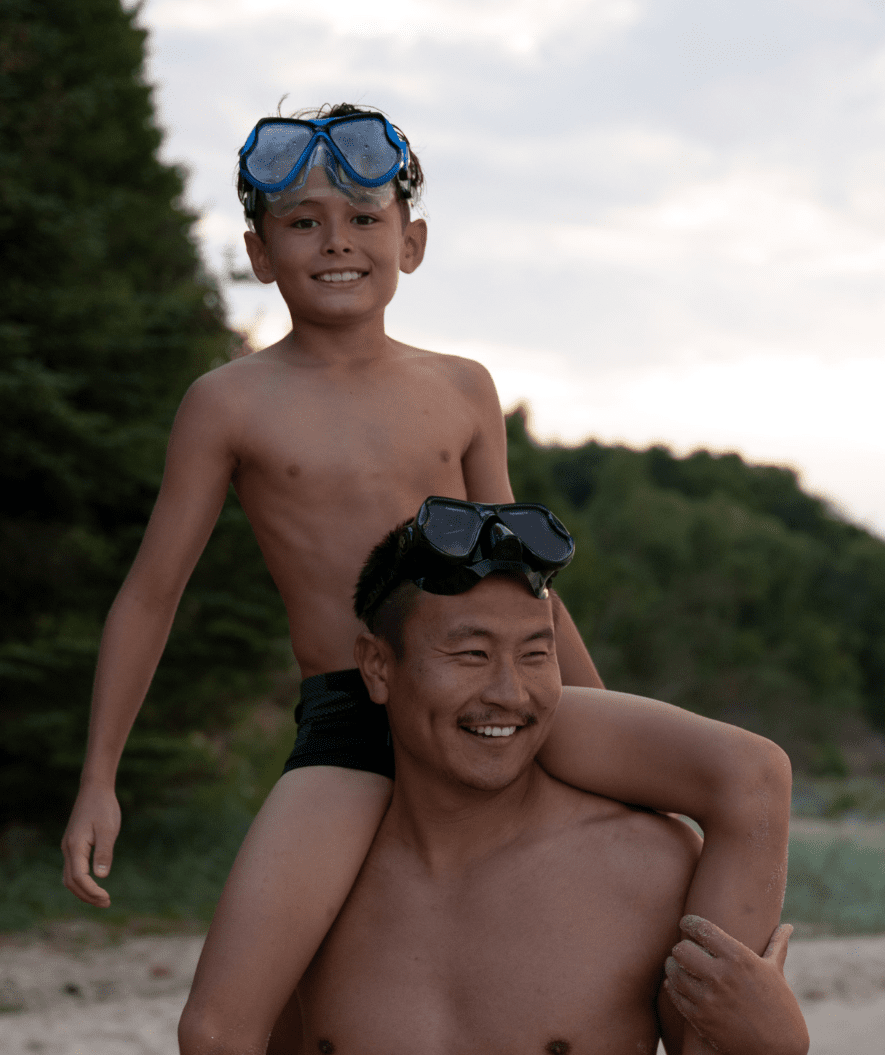 Watery cyklop för vuxna (från 12 år) - Hudson - Svart