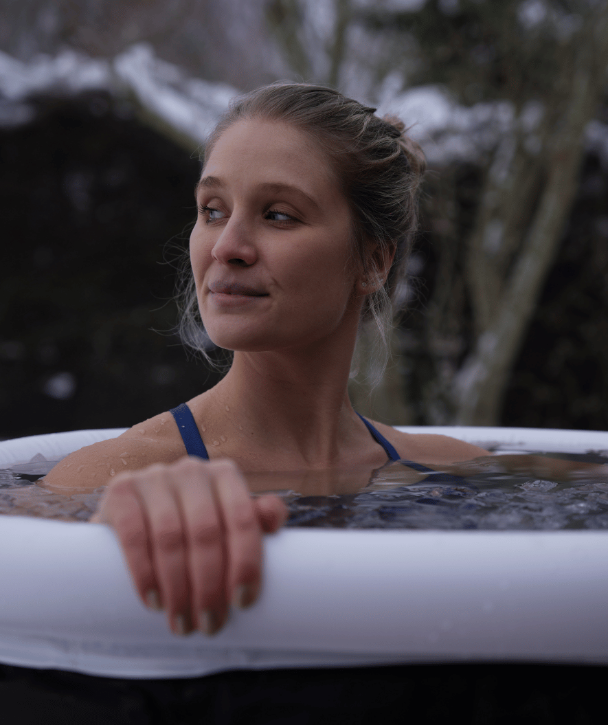 Watery uppblåsbart isbad - Hero - Svart