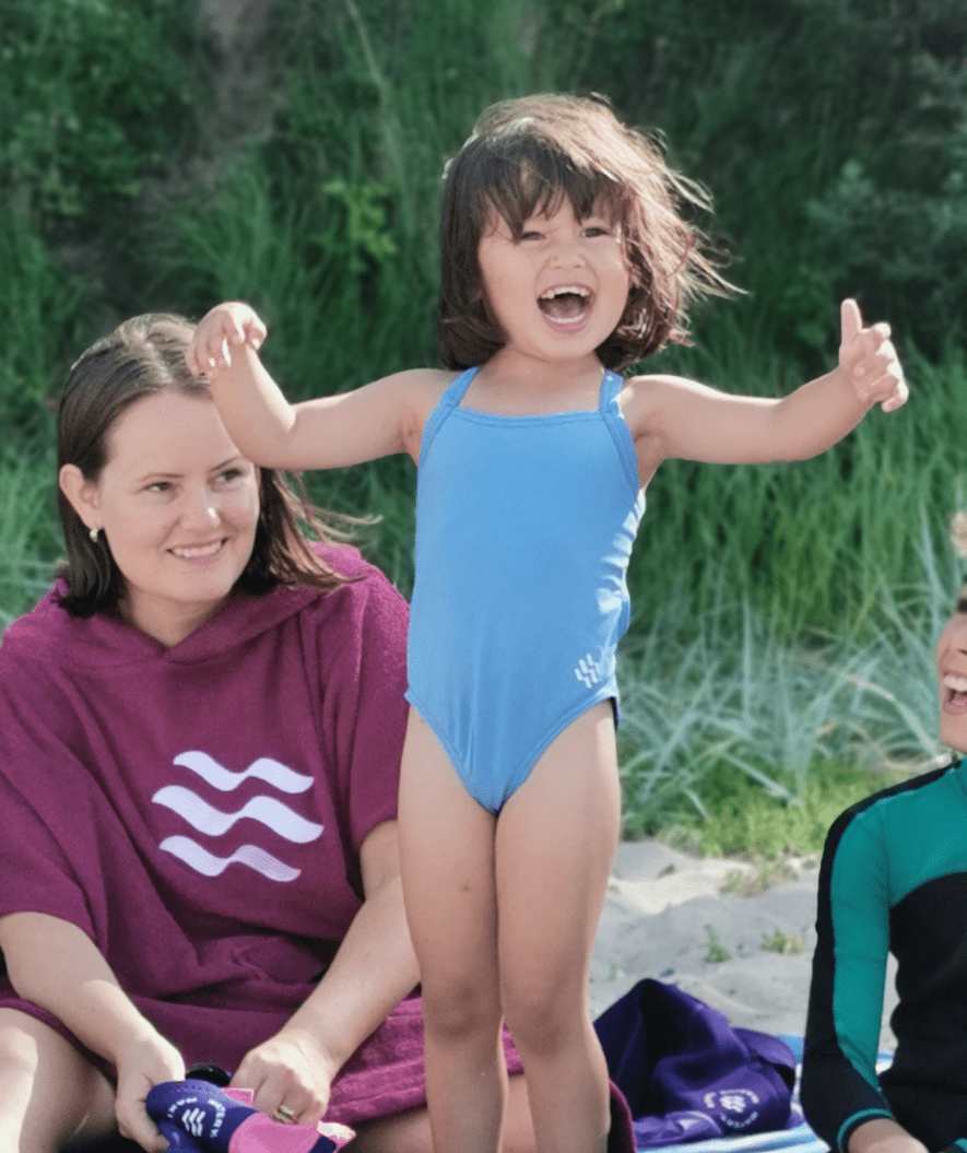 Watery baddräkt för flickor - Freestyler - Svart