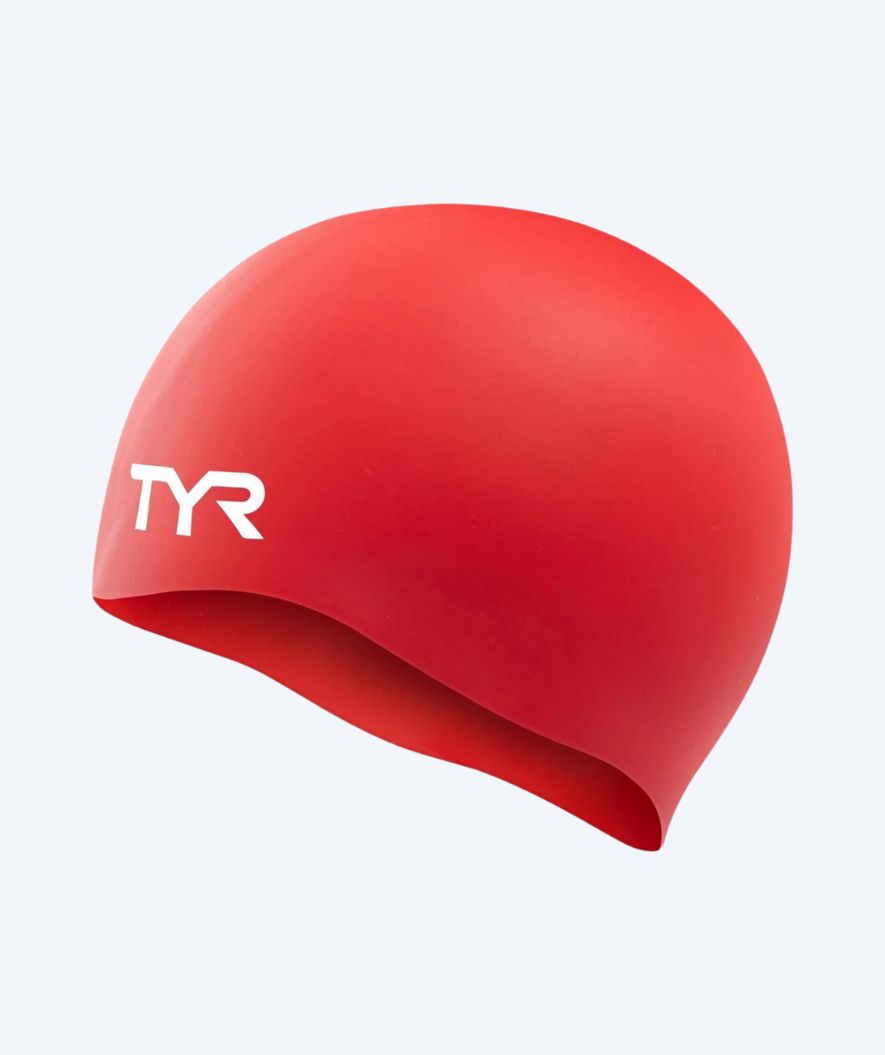 TYR badmössa - Silicone - Röd