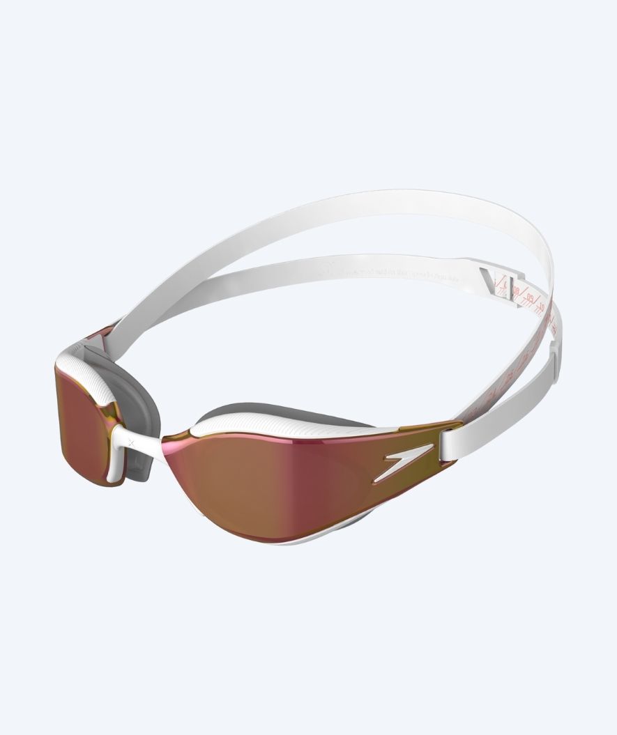 Speedo Elite simglasögon - Fastskin Hyper Elite Mirror - Guld/vit
