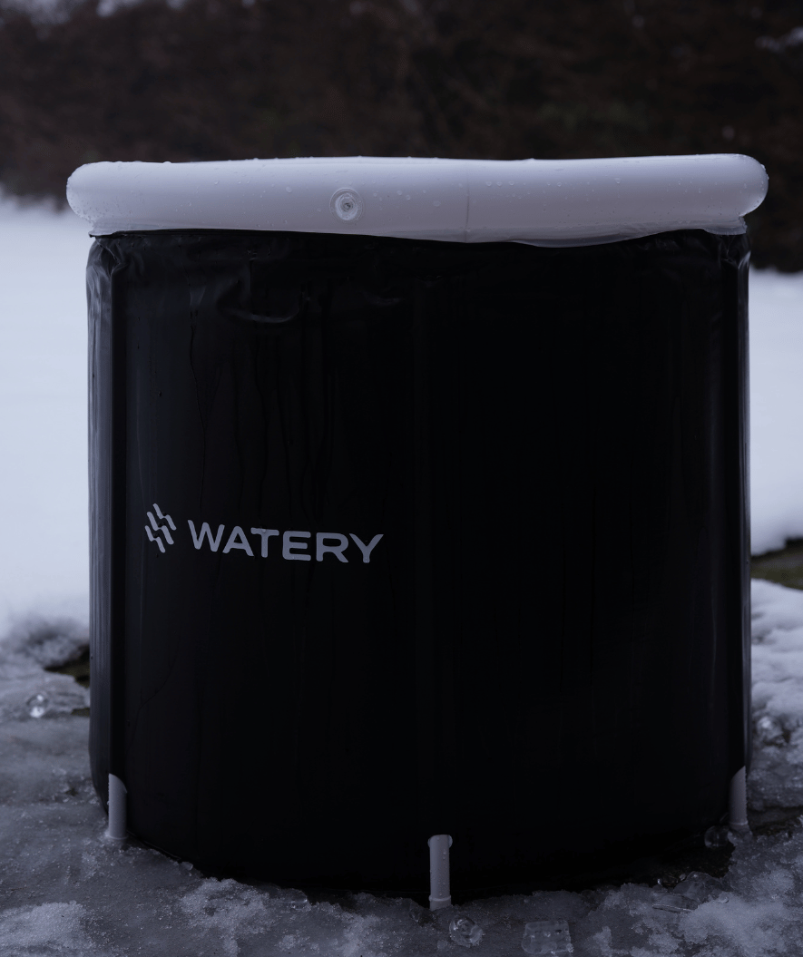 Watery uppblåsbart isbad - Hero - Svart
