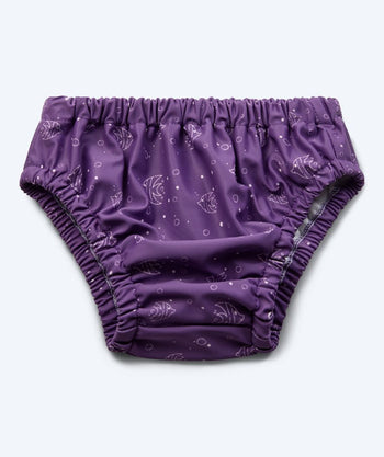 Watery blöjbadbyxor för barn - Foss Lining Nappy - Atlantic Purple