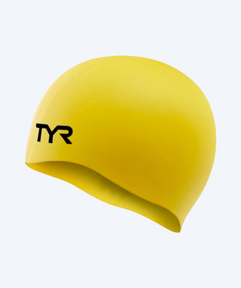 TYR badmössa - Silicone - Gul