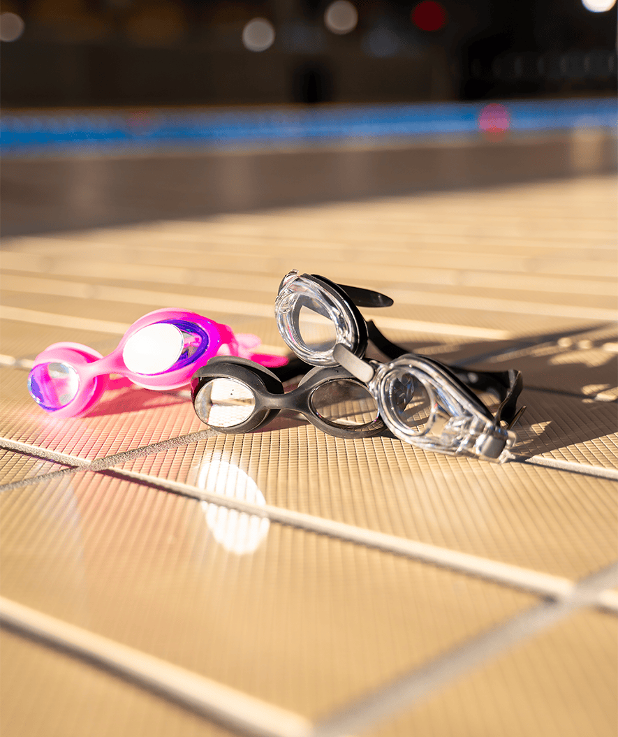 Watery närsynta simglasögon med styrka för barn - (-1.5) till (-7.0) - Baffin - Svart