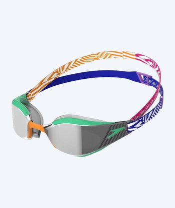 Speedo Elite simglasögon - Fastskin Hyper Elite Mirror - Grön/Orange