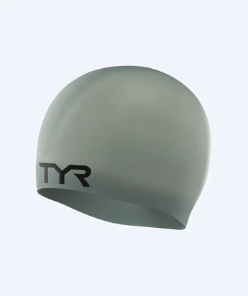 TYR badmössa - Silicone - Mörkgrå