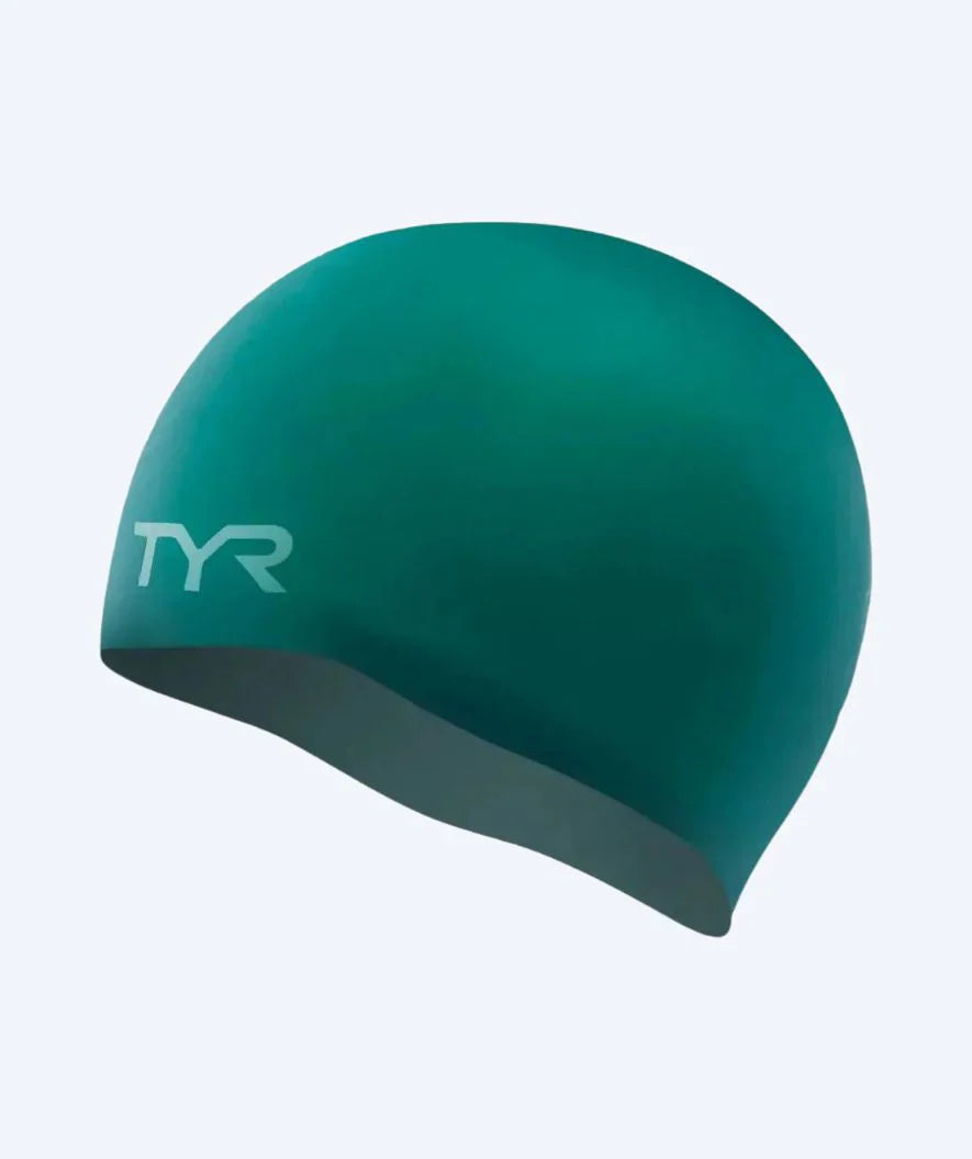 TYR badmössa - Silicone - Mörkgrön