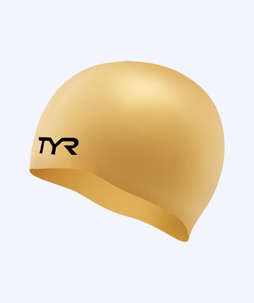 TYR badmössa - Silicone - Guld