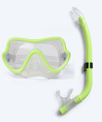 Watery Combo snorkelset för junior (8-15) - Trigger - Gul