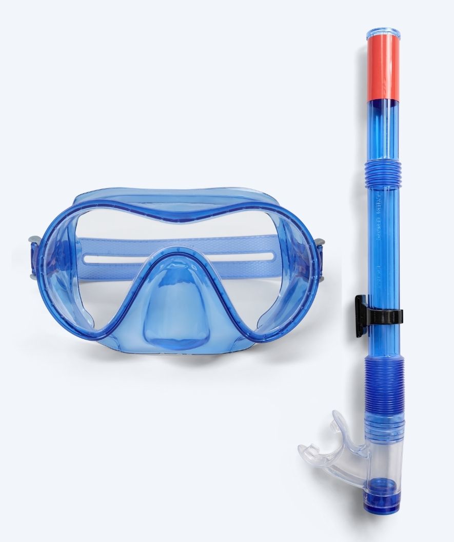 Watery Combo snorkelset för junior (8-15) - Jubal - Blå