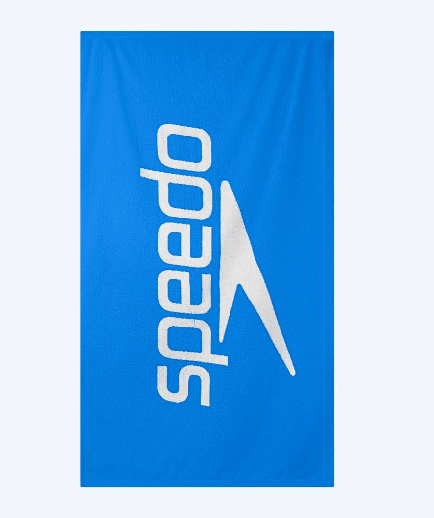 Speedo badhandduk - Logo - Blå/vit