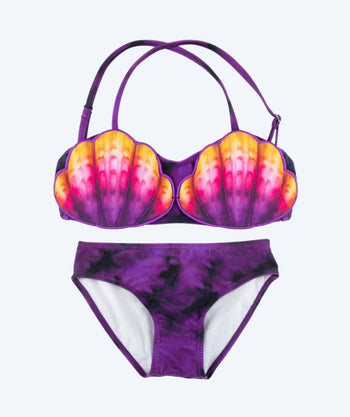 Fin Fun sjöjungfrubikini för barn - Royal Shell - Daybreak