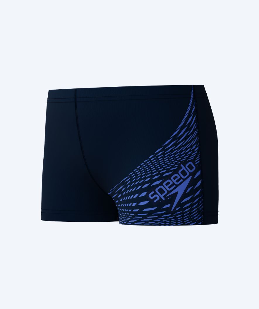 Speedo aquashorts för pojkar - Medley Logo - Mörkblå