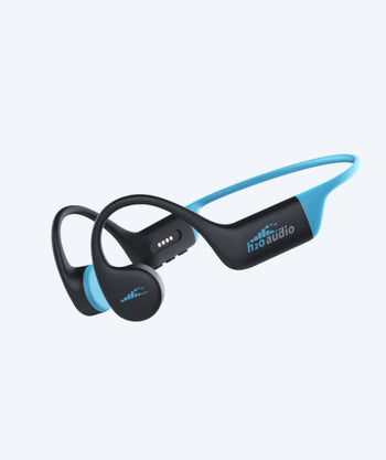 H2OAudio vattentäta hörlurar - Tri 2 Multi-Sport m. BT och MP3 - Blå/svart