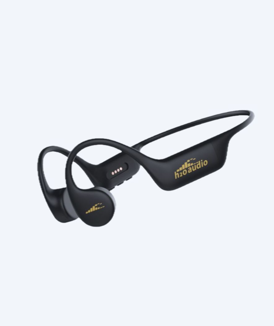 H2OAudio vattentäta hörlurar - Tri 2 PRO Multi-Sport m. BT og MP3 - Svart